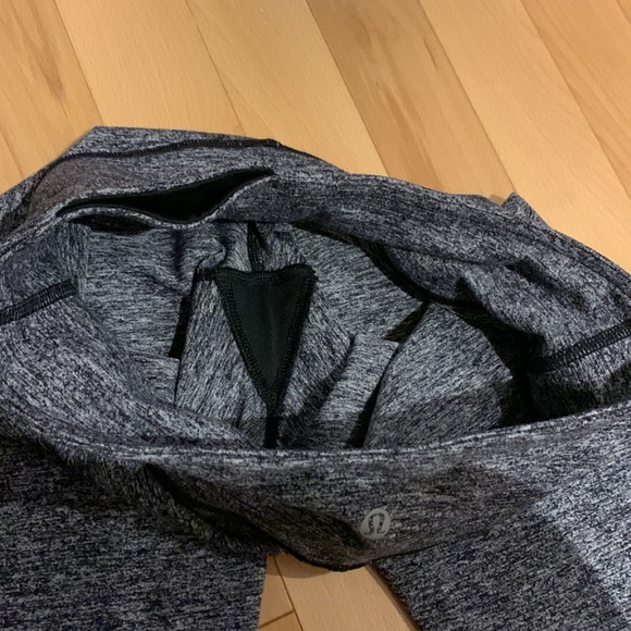 Lululemon Wunder Under Heathered Black & Grey Low-Rise leggings - size 4 - Picture 13 of 16